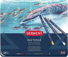 Набір кольорових олівців Derwent Ink Tense з чорнилом 24 шт (5028252187046)