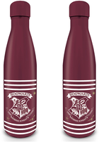 Butelka na wodę Pyramid Harry Potter metalowa Bordowa 550 ml (5050574254533)