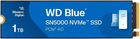 Dysk SSD Western Digital Blue SN5000 1TB M.2 2280 NVMe PCIe 4.0 x4 3D NAND QLC (WDBS3F0010BNC-WRSN)