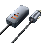 Автомобільний зарядний пристрій Baseus Share Together Car Charger 120W 2x USB-A/2x USB Type-C Grey (CCBT-A0G)