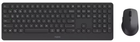 Комплект бездротовий Rapoo 9390M Multi-mode Black (6940056131355)