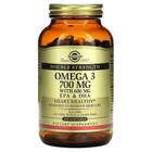 Жирные кислоты Solgar Double Strength Omega-3 700мг 120 капсул