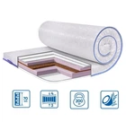Тонкий матрац-топпер Eurosleep Slim Cocos-Mix жаккард 140x190