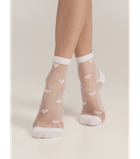 Нежные женские носки - Giulia - WS2 CRISTAL 074 - 36-38 - White