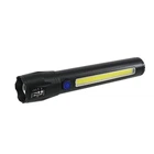 Потужний ліхтарик ручний 2в1 акумуляторний з USB, ZOOM та бічним світлом, BL-C63 и Кейс