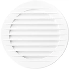 Решетка вентиляционная круглая пластиковая AirRoxy AOzS 150 white диаметр 150 мм белая 02-152