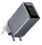 Сетевое зарядне пристрій Anker GaNPrime Charger - 100W, 2xUSB-C PD & 1xUSB-A Foldable Silver (7089458)