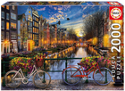 Puzzle Educa Amsterdam 2000 elementy 17127 (8412668171275)
