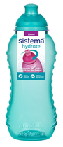 Butelka na wodę Sistema Twist ‘n’ Sip turkusowa 330 ml (9414202127938)