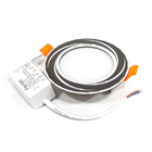 Светодиодный светильник Feron AL777 5W 400Lm 4000K черный / хром (LED панель круглая) Ø93x28мм