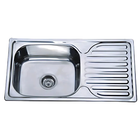 Кухонная мойка Zerix Z7642-08-180E satin ZX1602