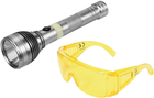 Latarka Yato uv akumulatorowa 3 w i okulary YT-08588 (5906083062445)