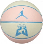 Баскетбольный мяч Nike JORDAN ULTIMATE 2.0 8P GRAPHIC DEFLATED MUSLIN/LEGEND PINK/DK POWDER (размер 7) J.100.8257.122.07