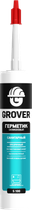 Герметик силиконовый санитарный Grover S100 300 мл белый