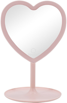 Lusterko kosmetyczne Innogio GIOperfect Różowe serce GIO-758HEART (5904405021583)