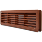 Вентиляционная решетка дверная пластиковая коричневая AirRoxy 115x430 calvados 02-131