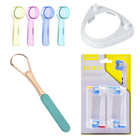 Насадки для Oral-B 3D White + аксессуары: подставка, скребок, колпачки