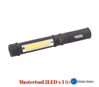 Фонарь магнитный Mastertool 2LED x 1 Вт (1COB) (94-0806)