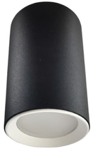 Lampa tuba Light Prestige Manacor 9 cm 1 x GU10 czarno - biała (LP-232/1D - 90 BK/WH)