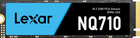 SSD диск Lexar NQ710 1TB M.2 2280 NVMe PCIe 4.0 x4 3D NAND TLC (LNQ710X001T-RNNNG)