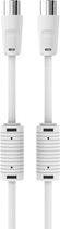 Kabel Sinox PRO Antennekabel YouSee and Stofa godkendt 3 m Hvid White (SXV09203)