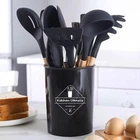 Набір кухонного приладдя 12 предметів Kitchen Set Чорний