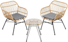 Комплект садових меблів ModernHome by Multistore XD1170-NT-GY