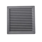 Решетка вентиляционная пластиковая AirRoxy AKUSzSg 170x170 диаметр 125 серый 02-250