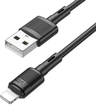 Кабель Hoco X83 USB to iP 2.4A, PVC, PVC connectors 1 м Black (6931474770868)