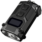 Наключний ліхтар із LED-дисплеєм Nitecore TINI 3 (USB-C), чорний