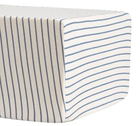 Prześcieradło Homla Rander jersey w beżowo-niebieskie paski 160 x 200 cm (5906496740862)