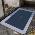 Диатомитовый коврик Aquarius Home для ванной Суперпоглощающий 60х90 см Графит (4060007183232)