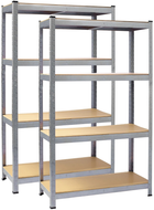 Складський стелаж Plonos PL-701 174 x 80 x 40 см 2 шт (5903890620561)