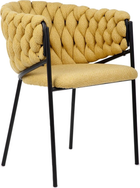 Стілець для кухні та вітальні HOMLA MERLE 57 x 59 x 78 см Yellow (5904183855509)