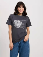 Футболка бавовняна жіноча Cross Jeans 56153-021 XS Антрацит (8697319731101)