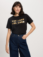 T-shirt damski bawełniany Cross Jeans 56155-020 S Czarny (8697319731262)