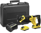 Пила сабельная аккумуляторная Stanley FatMax 18В (V20) Li-Ion, 2 Ач, 3000 ход/мин SFMCS300D2K