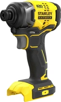 Акумуляторний безщітковий ударний гайковерт Stanley FatMax Li-Ion 18 В, 165 Нм, 2800 об/хв, 3100 уд/хв, патрон HEX 6,35 мм SFMCF810B
