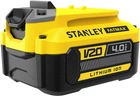 Аккумуляторная батарея Stanley FATMAX Li-Ion 18 В, 6 Ач, время зарядки 60 мин, SFMCB204