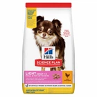 Сухий корм для малоактивних собак міні та малих порід Hill's Science Plan Light Adult Small & Mini Chicken з куркою