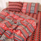 Комплект постельного белья MirSon Двуспальный 175х210 см 17-0658 Jingle Бязь (2200009612145)