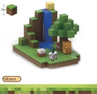 Магнитный конструктор Майнкрафт (Minecraft) Водопад 128 деталей