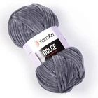 Пряжа YarnArt Dolce 760 сірий