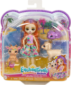 Lalka Mattel Enchantimals Enchant Słoneczna Plaza Rodzina Kożek 15 cm HXC00 (194735225545)