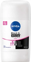 Антиперспирант NIVEA Clear Черное и Белое: Невидимый Стик 50 мл (42438991)