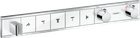 Термостат прихованого монтажу RainSelect на 5 клавіш White/Chrome (15358400)