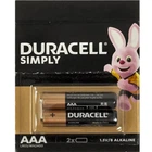 Батарейка Duracell відривна LR03 MN2400 2 штуки під блістером, ціна за пачку