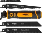 Набір 4-в-1 NEO Tools тримач + 4 пильних полотна (44-650)