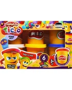 Дитяче тісто для ліплення "Master Do" Danko Toys TMDB-01-01U, 6 баночок