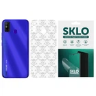 Захисна плівка SKLO Back (тил) Transp. для TECNO Camon 19 Neo (Прозорий / Черепи)